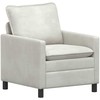 Sofa Sofos komplektas 2 pcs Kreminė Aksomas