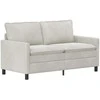 Sofa Sofos komplektas 2 pcs Kreminė Aksomas