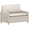 Sofa Sofos komplektas 2 pcs Kreminė Poliesteris