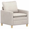 Sofa Sofos komplektas 2 pcs Kreminė Poliesteris