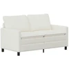 Sofa Sofos komplektas 2 pcs Kreminė Poliesteris