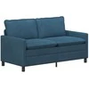 Sofa Sofos komplektas 2 pcs Mėlyna Aksomas