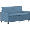 Sofa Sofos komplektas 2 pcs Mėlyna Audinys