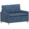 Sofa Sofos komplektas 2 pcs Mėlyna Poliesteris