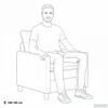 Sofa Sofos komplektas 2 vnt. Šviesiai pilka Poliesteris