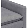 Sofa Sofos komplektas 2 pcs Šviesiai pilka Poliesteris