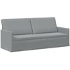 Sofa Sofos komplektas 2 pcs Šviesiai pilka Audinys