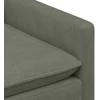 Sofa Sofos komplektas 2 pcs Šviesiai pilka Audinys