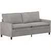 Sofa Sofos komplektas 2 pcs Šviesiai pilka Aksomas