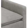 Sofa Sofos komplektas 2 pcs Šviesiai pilka Aksomas
