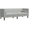 Svetainės sofa 2 pcs Šviesiai pilka 194 x 74,5 x 70,5 cm