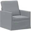 Sofa Sofos komplektas 2 pcs Šviesiai pilka Audinys