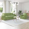 Sofa Sofos komplektas 2 pcs Šviesiai žalia 198 x 78 x 80 cm Aksomas