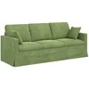 Sofa Sofos komplektas 2 pcs Šviesiai žalia 198 x 78 x 80 cm Aksomas