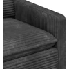Sofa Sofos komplektas 2 pcs Tamsiai pilka Poliesteris