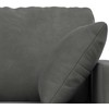 Sofa Sofos komplektas 2 pcs Tamsiai pilka 138 x 78 x 80 cm Aksomas