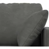 Sofa Sofos komplektas 2 pcs Tamsiai pilka 198 x 78 x 80 cm Aksomas