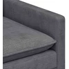 Sofa Sofos komplektas 2 pcs Tamsiai pilka Poliesteris