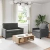 Sofa Sofos komplektas 2 pcs Tamsiai pilka Aksomas