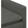 Sofa Sofos komplektas 2 pcs Tamsiai pilka Audinys