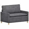 Sofa Sofos komplektas 2 pcs Tamsiai pilka Poliesteris