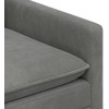 Sofa Sofos komplektas 2 pcs Tamsiai pilka Aksomas