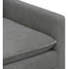 Sofa Sofos komplektas 2 pcs Tamsiai pilka Aksomas