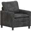 Sofa Sofos komplektas 2 pcs Tamsiai pilka Poliesteris