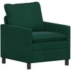Sofa Sofos komplektas 2 pcs Tamsiai žalia Aksomas