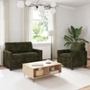 Sofa Sofos komplektas 2 pcs Žalia Poliesteris