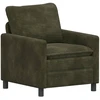 Sofa Sofos komplektas 2 pcs Žalia Poliesteris