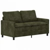 Sofa Sofos komplektas 2 pcs Žalia Poliesteris