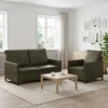 Sofa Sofos komplektas 2 vnt. Armijos Žalia Dirbtinė zomša