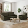 Sofa Sofos komplektas 2 vnt. Armijos Žalia Dirbtinė zomša