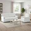 Sofa Sofos komplektas 2 vnt. Balta Audinys
