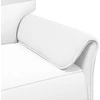 Sofa Sofos komplektas 2 vnt. Balta Audinys