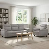 Sofa Sofos komplektas 2 vnt. Debesų pilka Audinys