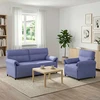 Sofa Sofos komplektas 2 vnt. Džinsinės mėlynos Audinys