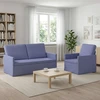 Sofa Sofos komplektas 2 vnt. Džinsinės mėlynos Audinys