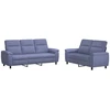 Sofa Sofos komplektas 2 vnt. Džinsinės mėlynos Audinys