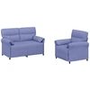 Sofa Sofos komplektas 2 vnt. Džinsinės mėlynos Audinys
