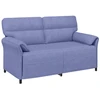 Sofa Sofos komplektas 2 vnt. Džinsinės mėlynos Audinys