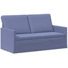 Sofa Sofos komplektas 2 vnt. Džinsinės mėlynos Audinys