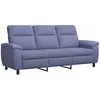 Sofa Sofos komplektas 2 vnt. Džinsinės mėlynos Audinys