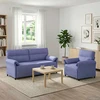 Sofa Sofos komplektas 2 vnt. Džinsinės mėlynos Audinys