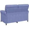 Sofa Sofos komplektas 2 vnt. Džinsinės mėlynos Audinys