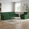 Sofa Sofos komplektas 2 vnt. Džiunglių žalia Kordūrinis audinys