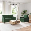 Sofa Sofos komplektas 2 vnt. Džiunglių žalia Audinys