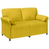 Sofa Sofos komplektas 2 vnt. Geltona Aksomas