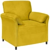 Sofa Sofos komplektas 2 vnt. Geltona Aksomas